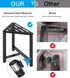 13.78" Shower Stool for Inside Shower, D Stainless Steel Shaving Foot Rest, Waterproof Corner Bench, Black Seat
