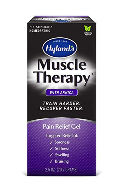 Hyland's Arnica Gel, Muscle Therapy, Bruise Healing Cream, Natural Relief of Pain, Swelling, Bruising, Soreness & Stiffness, 2.5 Oz