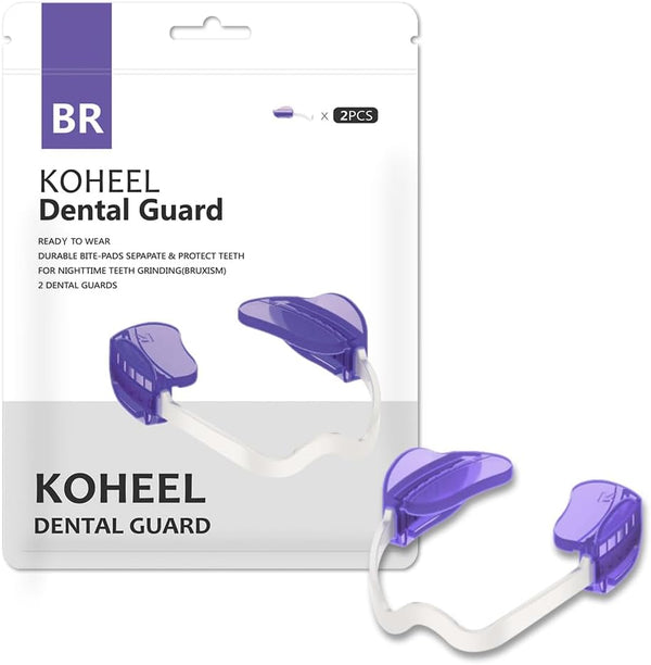 KOHEEL Adjustable Mouth Guard for Teeth Grinding, No Boiling Night Guard, Stop Bruxism (2 Count)