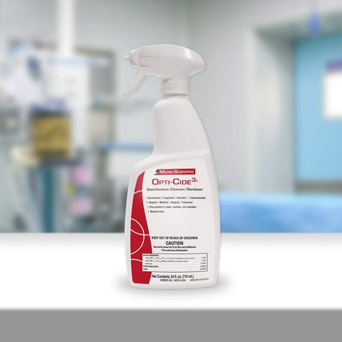 OCS12-024 Opti-Cide3 Model:NEMSI24SA Micro-Scientific - Healthcare Grade Disinfectant Cleaner and Sanitizer Spray