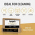 SpongeCo 3x6x3/4 (4 Pack) Dry Cleaning Soot Eraser Sponge - Pet Hair, Smoke, Soot, Dust and Dirt Remover - All Natural