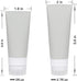 Portable Soft Silicone Travel Bottles Set, 6 Pack Leakproof Cosmetic Toiletry Containers (Pink+Green+Grey)
