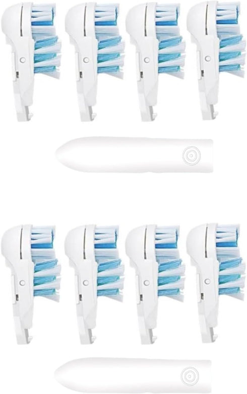 NUHUi 4/8/16 Pcs Electric Toothbrush Ora B Replacement Heads Sensitive Dual Clean Rotating