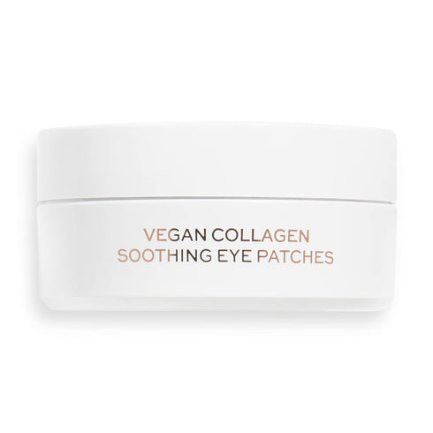Revolution Skincare Rose Gold Vegan Collagen Soothing Undereye Patches, 30 Pairs with Rose Flower Extract, Cruelty Free