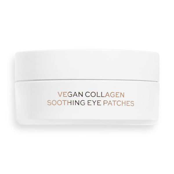 Revolution Skincare Rose Gold Vegan Collagen Soothing Undereye Patches, 30 Pairs with Rose Flower Extract, Cruelty Free