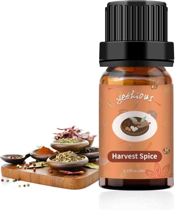 yethious Harvest Spice Fragrance Oil - Scented Oils for Diffusers, Soap, Candle Making, 10ML