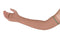 Medline Protective Arm Sleeve with Thumb Loop, Beige with Yellow Stripe, Size M