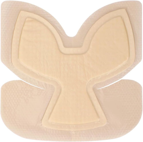 SinaiSea Elbow 8.26"x8.26" 2 Pack Heel Bordered Silicone Foam Dressing Waterproof Adhesive Sacral Bandages
