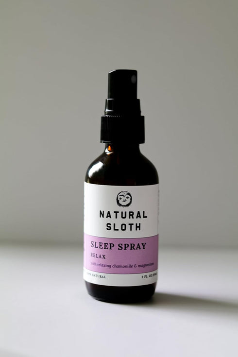 Natural Sloth Relax Magnesium Sleep Spray - Non-Toxic | Magnesium | Made with Organic