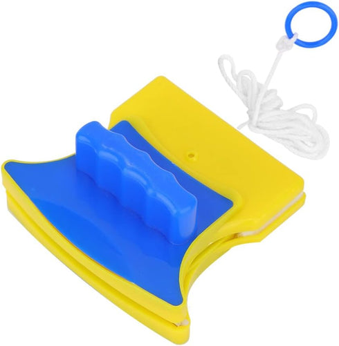 Yuehuam Double Sided Magnetic Window Cleaner, Magnetic Glider Wiper Tool for High-Rise Single Glazed Glass