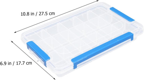 Portable Plastic Pill Organizer with Compartments Transparent Medicine Storage Case Durable and Safe for Weekly