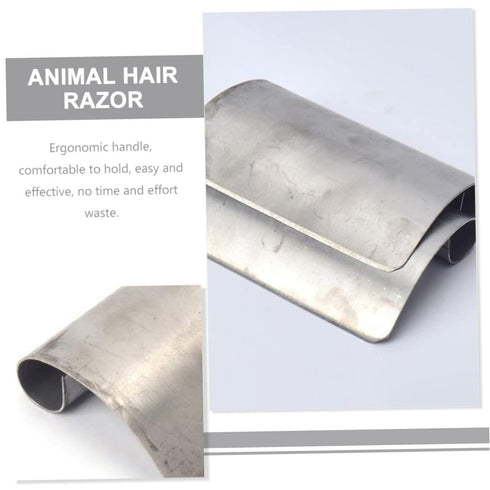 Yardwe 2pcs Pig Hair Scraper - Household Animal Fur Remover Tool for Cat Hair and Pork Hair