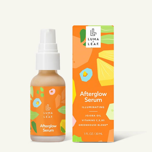 LUMA & LEAF Vitamin C Face Serum, 1 FL Oz Brightening Serum with Jojoba Oil for Uneven Skin Tone