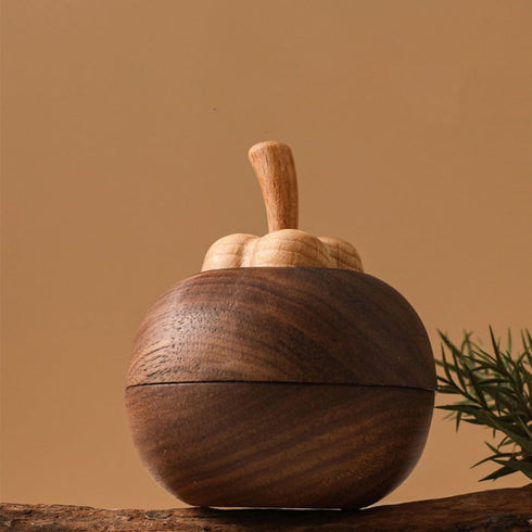 Mipcase Wooden Aromatherapy Diffuser Stand for Essential Oils Black Walnut Solid Wood Aroma Diffuser for Home Indoor