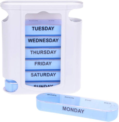 NGCG 4 7 Weekly for Pill Organizer Times A Day Day Morn Noon Pm for Pill Organizer Large Daily for Pill Cases for Pill