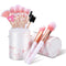 Makeup Brushes Set DUAIU - 16PCS Marble Makeup Brushes with Gift Box for Foundation, Eyeshadow, and Blush