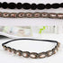 Teenitor 5pcs Rhinestone Beaded Hairbands for Women, Handmade Crystal Beaded Elastic Head Bands, 20-26.8"(51-68cm)