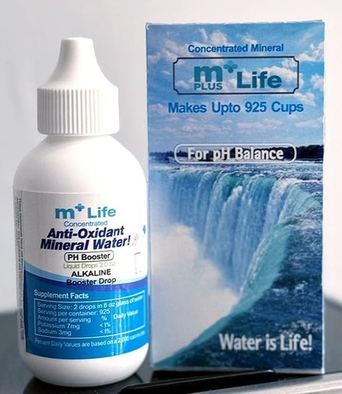 Mplus Life Balance Your pH, Antioxidants Alkaline Mineral Drops, Single 2.0 Oz Pack,