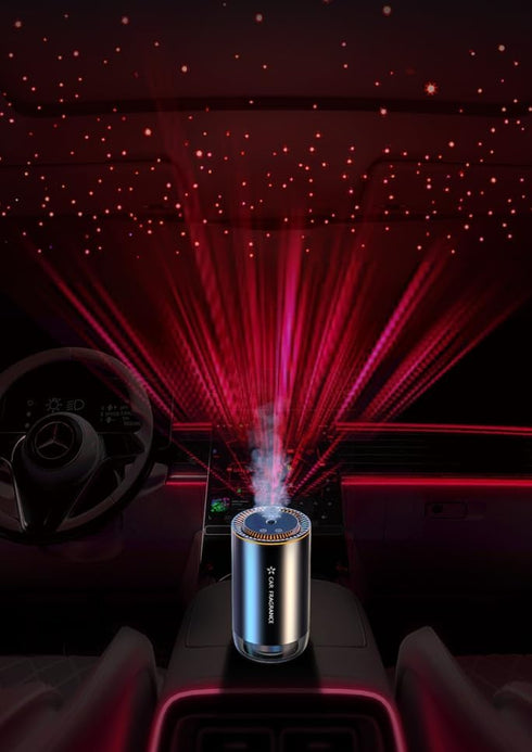 SCOACHA 7 Aromatherapy Essential Oil Diffuser LED Color Options, Quiet USB Powered, Three-Speed Control, Aromatherapy