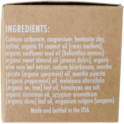 Lucky Teeth (2 oz) Organic Toothpaste-All Natural, Remineralizes and Fortifies Teeth and Gums.