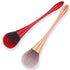 SILPECWEE 2 Pcs Nail Brushes - Cleaning Dust, Makeup, Blush, Acrylic Nail Art Brush Set