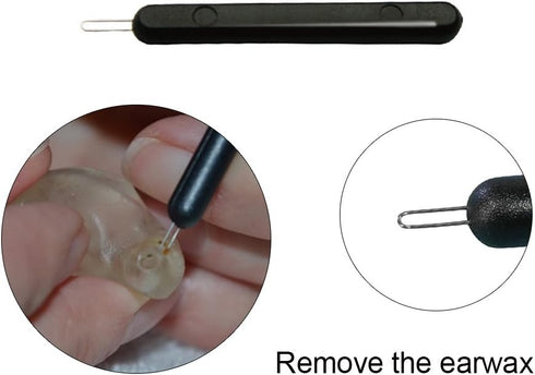 (2 Pack) Hearing Aid Wax Removal Tool Wax Loop
