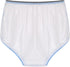 Waterproof Adult Diaper Cover - Unisex Elastic Plastic Briefs Pants with Sticker