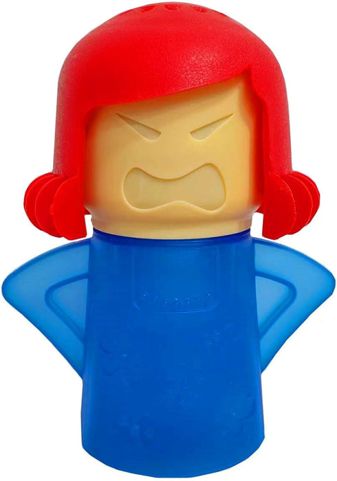 Angry Mama Microwave Cleaner, High Temperature Steam Cleaning Tool, Easily Deodorizes Fridge, Add Vinegar and Water