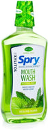 Spry Xylitol Mouthwash - Fluoride Free with Enamel Support, Herbal Mint - 16 fl oz (Pack of 2)