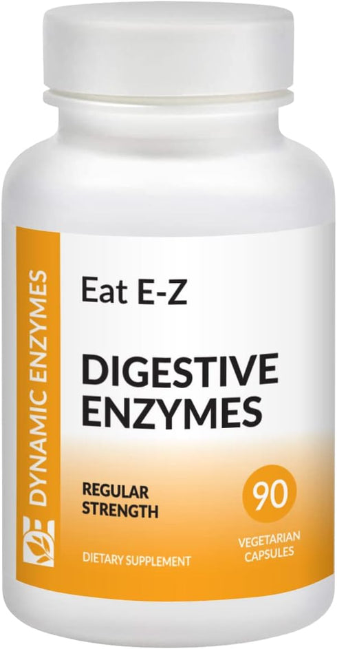 Eat E-Z Digestive Enzymes 90 Count for Gut Health Anti-Bloating Digestive Enzyme for Immune Support