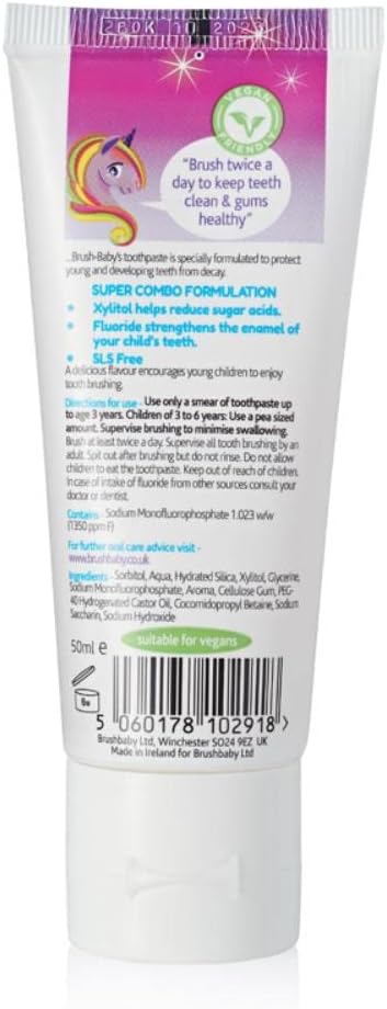 Unicorn Strawberry Flavored Toothpaste for Kids