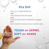 X3 10.2 oz (Pack 3) Clean Foaming Hand Sanitizer, Alcohol Free, Fragrance Free, Moisturizing, Pump Bottles