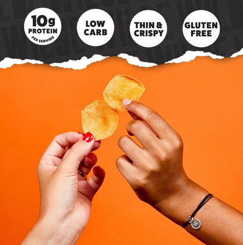 Pack, 1.34oz Pack 12 WILDE Protein Chips Variety High Protein Snacks for Adults, Keto Chips, Gluten Free, Low Carb