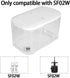 Replacement Parts for Waterflosser: Compatible with Waterpik Sonic Fusion Portable Water Flosser SF-02W SF-02 Reservoir
