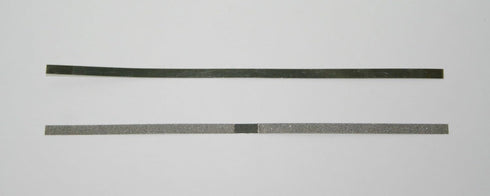 Dental Orthodontic Stainless Steel Metal Polishing Strips, 12 Strips per Box, Single Sided Center Gap 4mm