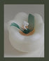 T-shin Candle,80G Lily of The Valley Shaped Scented Aesthetic Flower Shaped Soy Wax Aroma Decorative Candle for Table