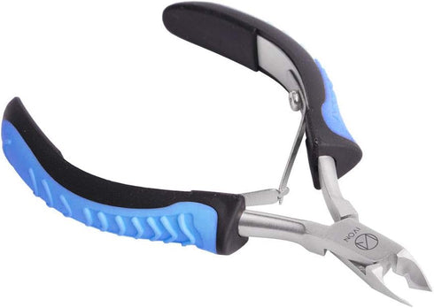 IVON Cuticle Trimmer, Professional Non-Slip Stainless Steel Nipper, Blue