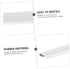 Dustpan Edge Replacement, 4pcs Dustpan Parts Insert Strips, Rubber Component for Dustpan Lip Repair