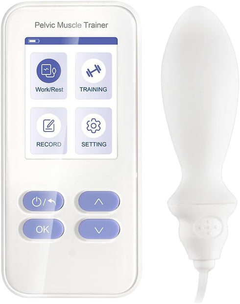 Pelvic Muscle Trainer for Kegel Exerciser with Inflatable Sensor Probe Strengthen Your Pelvic Floor (Only Replaceable