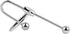 Set 3PCS Male Metal Urethral Sounding Penis Plug Urethral Sounds Toys Different Style Penis Plug with Penis Cock Ring