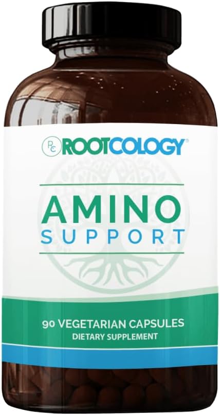 Rootcology by Dr. Izabella Wentz Amino Acid Complex Capsules - L-Glutamine, Glycine & MSM, 90 Capsules