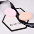 Oval Puff 2 Packs, Skin Tone and Pink Makeup Egg Air Cushion Puff for Foundation