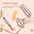Bling Toman 4 in 1 Makeup Brushes Set - Mini Makeup Brush for Eyeshadow, Eye, Lip, Face, Concealing, Blush (Rose Gold)