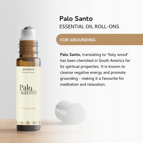 Set 6 5ml /1.01 oz Palo Santo Essential Oil Roll-On Gift by Aromafume | x fl | Essential Oil Aromatherapy Rollers |