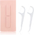 Portable Dental Floss Case with 10 Floss Picks, Automatic Organizer for Travel Flosser Storage