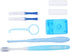 Oral Care Kit for Braces: Portable Hygiene Set with Interdental Brush, Floss, Ortho Wax, and Toothbrush Cleaning Kit