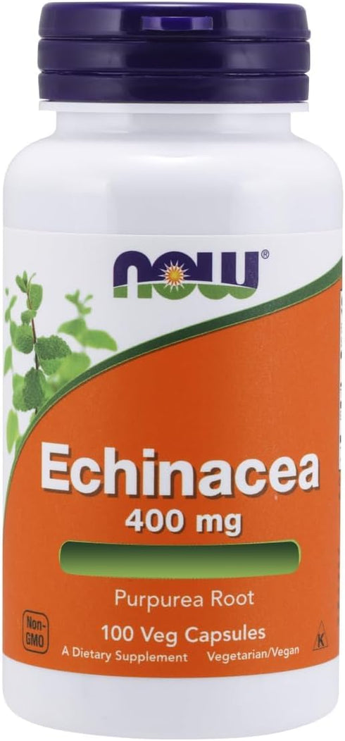 Now Foods Echinacea Root Purpurea 400mg, 100 Caps