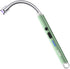Candle Lighter Electric Rechargeable Arc Lighter, Long Flexible Neck USB C Lighter with LED Battery Display (Green)