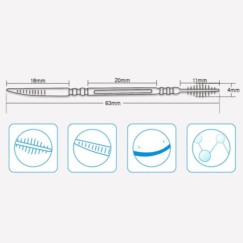 COHEALI 1060pcs Double-ended Toothpicks, Teeth Pick Floss for Oral Care