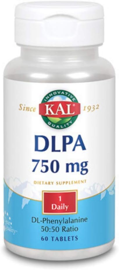 KAL DLPA Tablets, 60 Count, 750 mg